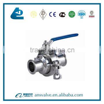 Sanitary Clamp-on No Stranded Ball Valve photo-4