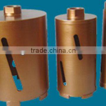 Silver brazed diamond core drill