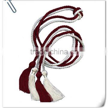 White Honor Tassel Rope With Charm for Graduation