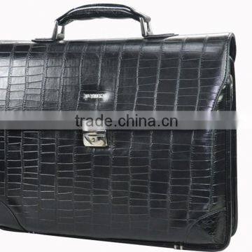 Wholesale custom leather bags men black leather briefcase online wholesale shop 8031A140002