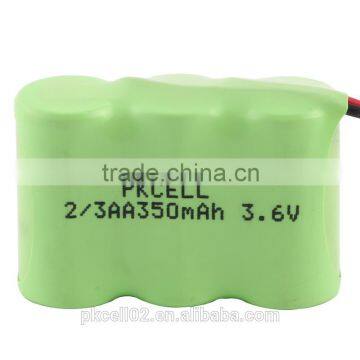 NI-MH 3.6V 2/3AA 350mah Rechargeable Solar Lights Battery Pack photo-2