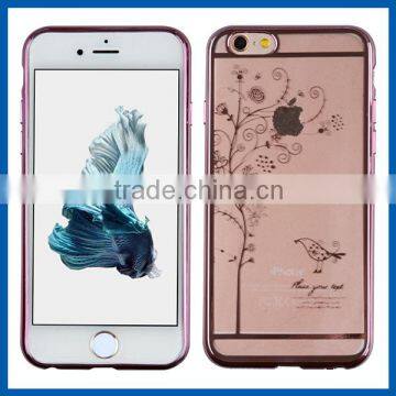 C&T Clear elctroplate soft tpu cover case for acer liquid z530