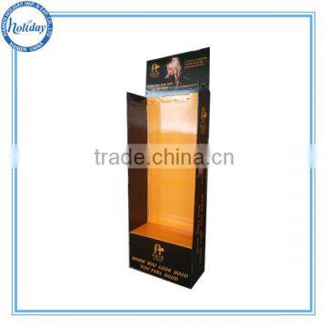 Attractive Hair Extension Cardboard Display Stand with Hanging Peg Hooks, Hair Extension Display