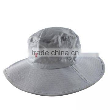 Cool long brim custom plain white cotton bucket hat wholesale