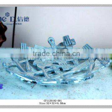 Silver fork spoon fruit plate table bowl decoration