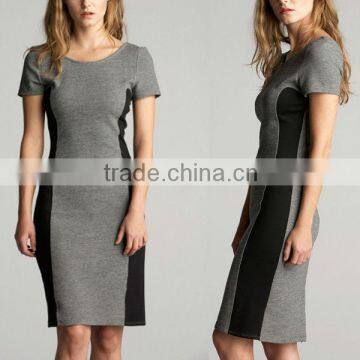 Heather Ponti Colorblock Women Dresses L1448