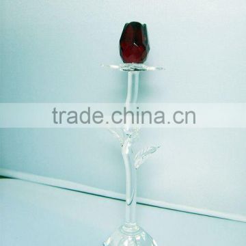 crystal flower wedding gifts,flower figurine,crystal plant