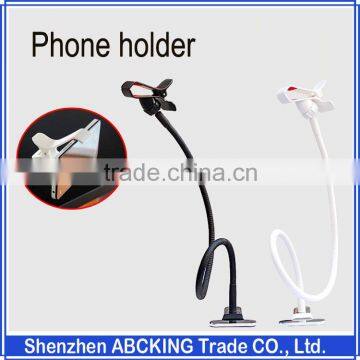 Universal Lazy Mobile Phone Clip Holder Desk Bed Stand Bracket 360 Rotating Mount For CellPhone
