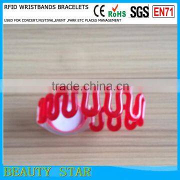 Hot Selling RFID Plastic Wristbands Flexiable Size for Amusement Park photo-5
