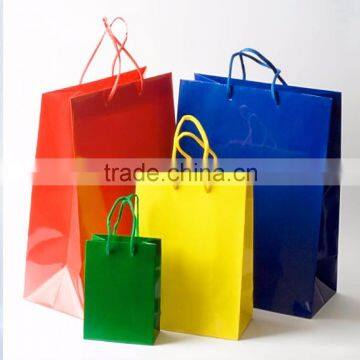 New printing colorful kraft Christmas paper bag for gift