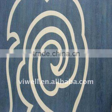 Fancy wall decorative veneer paper