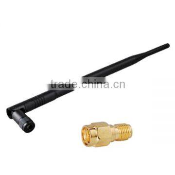 Antenna Manufacturer 2400-2483MHz 5dBi Omni-directional Flexible 2.4GHz Rubber Duck Wifi Modem Antenna