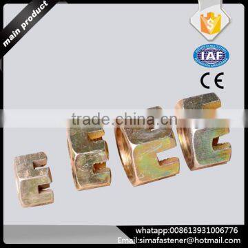 DIN934 STELL HEX SLOTTED NUTS Castle Nut photo-5