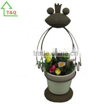 Vintage Style Hanging Metal Planters in Fish Style