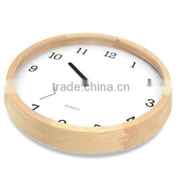 10 inch custom wood frame wall clock home decoration (10W57NA-201)