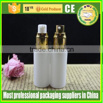 high quality glass lotion bottle with aluminum treatment pump