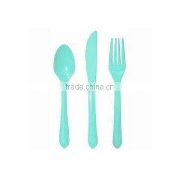 China wholesale good quality colourful plastic cutlery set/ nice cutlery sets