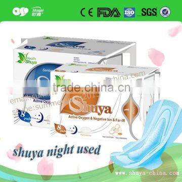 China Cotton Material and Winged Shape Ladies Sanitary Pads