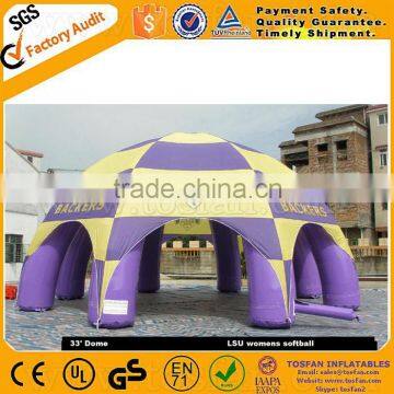 33ft giant inflatable legs spider tent, dome inflatable tent good price F4010A