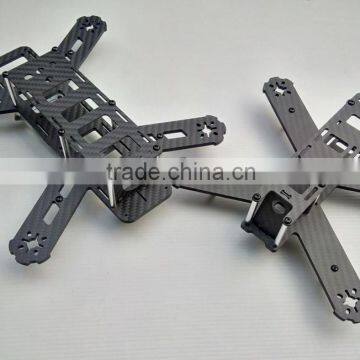 custom miniquad frame 4mm thickness 3K carbon fiber cnc plates apply in RC hobby quad helico factory direct made