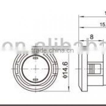 Ignition Key Switch Lock,12mm Keyed Switch,key Switch Auto for Car photo-2
