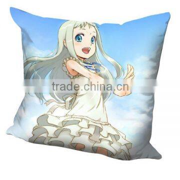 New AnoHana Anime Dakimakura 40cm x 40cm Square Pillow Cover SPC238