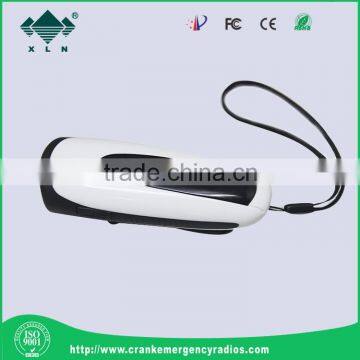 Factory supply new product 3 LED portable dynamo hand crank flashlight