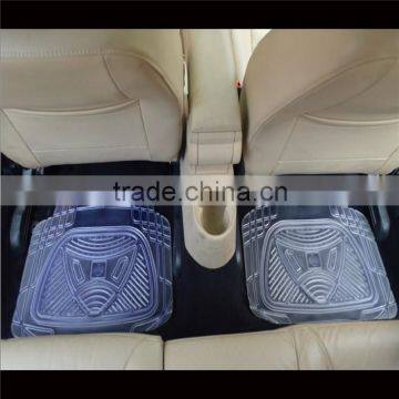2016 Transparent PVC Rubber Non-slip Automobile Floor Mats