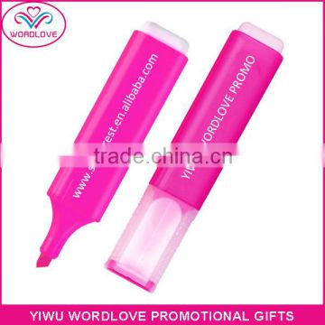 custom logo printing fluorescent highlighters marker pen nite writer pens