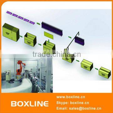 Industrial Automatic Soft Bags Boxing Production Line