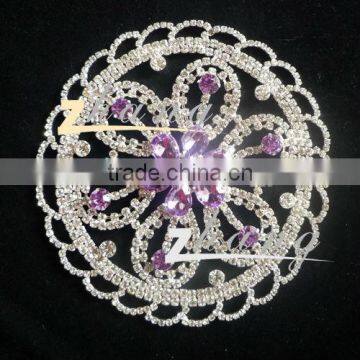 Colorful crystal wedding cloth decoration