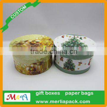 Hot Sale 2016 Christmas Collections Boxes Cylinder Paper Tube Boxes photo-3