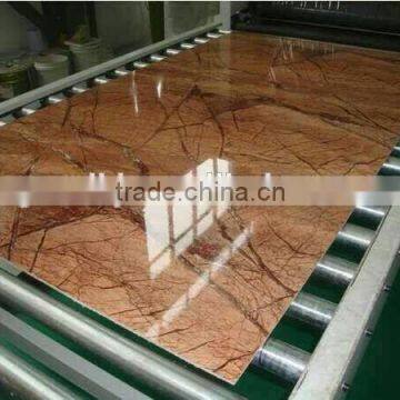 imitation marble wall panel extrusion line/marble decorative board machine