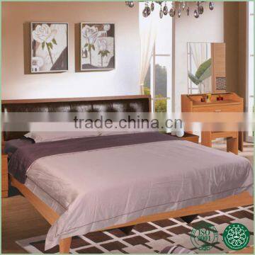 Scratch resistant and corrosion resistant cherry wood king bed series suite