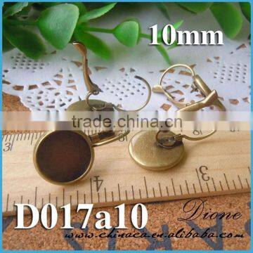 Guangzhou factory high quality jewelry cabochons earring settings ,accessories to make earrings