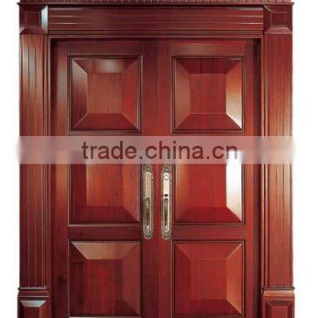 2015 Modern solid wooden double door gate