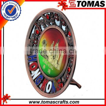 New design metal custom souvenir plate