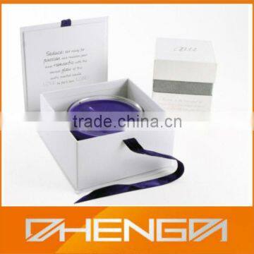 Hot!!! Customized Made-in-China Pure Clear Design Gift Paper Box(ZDC13-035)