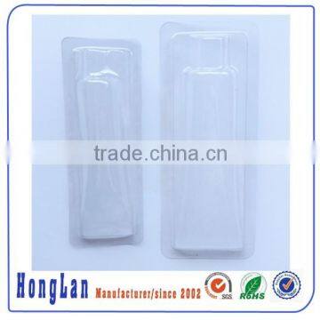 Glue Clamshell Cover transparent disposable blister PVC