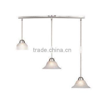 Brushed Nickel 3 Light Full Sized Pendant