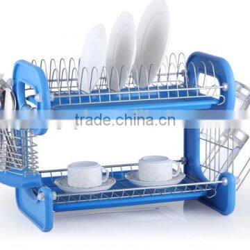 kitchen metal wire dish storage rack plate dranier