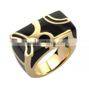 Custom gold finger ring in dubai without stone