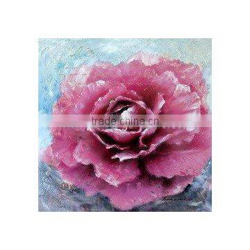 Canvas flower oil painting