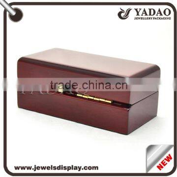 High End Classic Wooden Box Antique Jewelry Box Custom Logo Gift Wooden Box for Ring photo-2