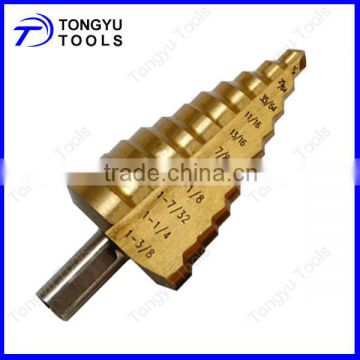 Straight Flute HSS Step Drill Bits