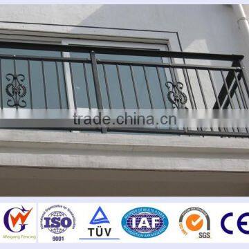 Made in China balcony ISO9001 indoor square steel pipe railing