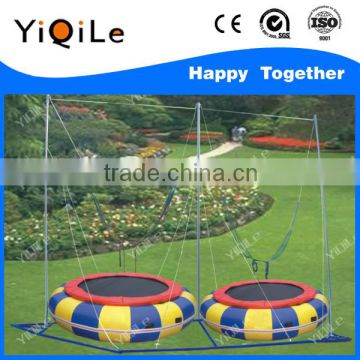 Bungee jumping trampoline bungee trampoline harness crane sports trampoline