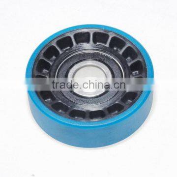 Escalator Step Roller 70mm, 70x25mm, bearing 6204, 70x25x6204, Blue