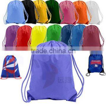 Top quality hotsell printed drawstring silk polyester bag