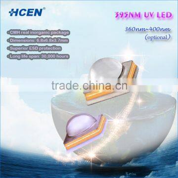 high power SMD 365nm,395nm uv led for curing